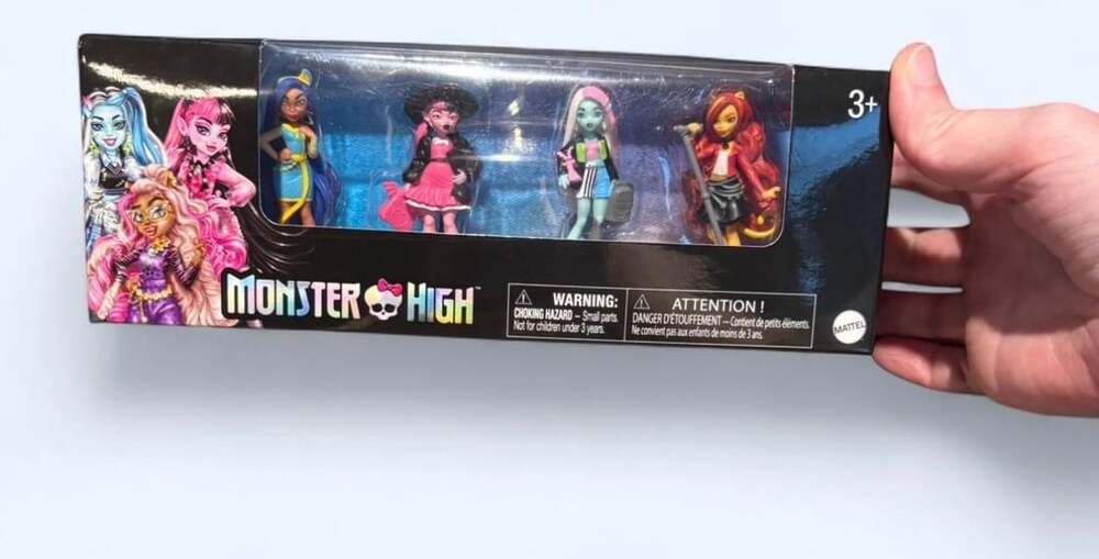 Monster High Minis Vinyl Toy Mini Dolls Figures Legend Toys Mattel Set of 4 NIB